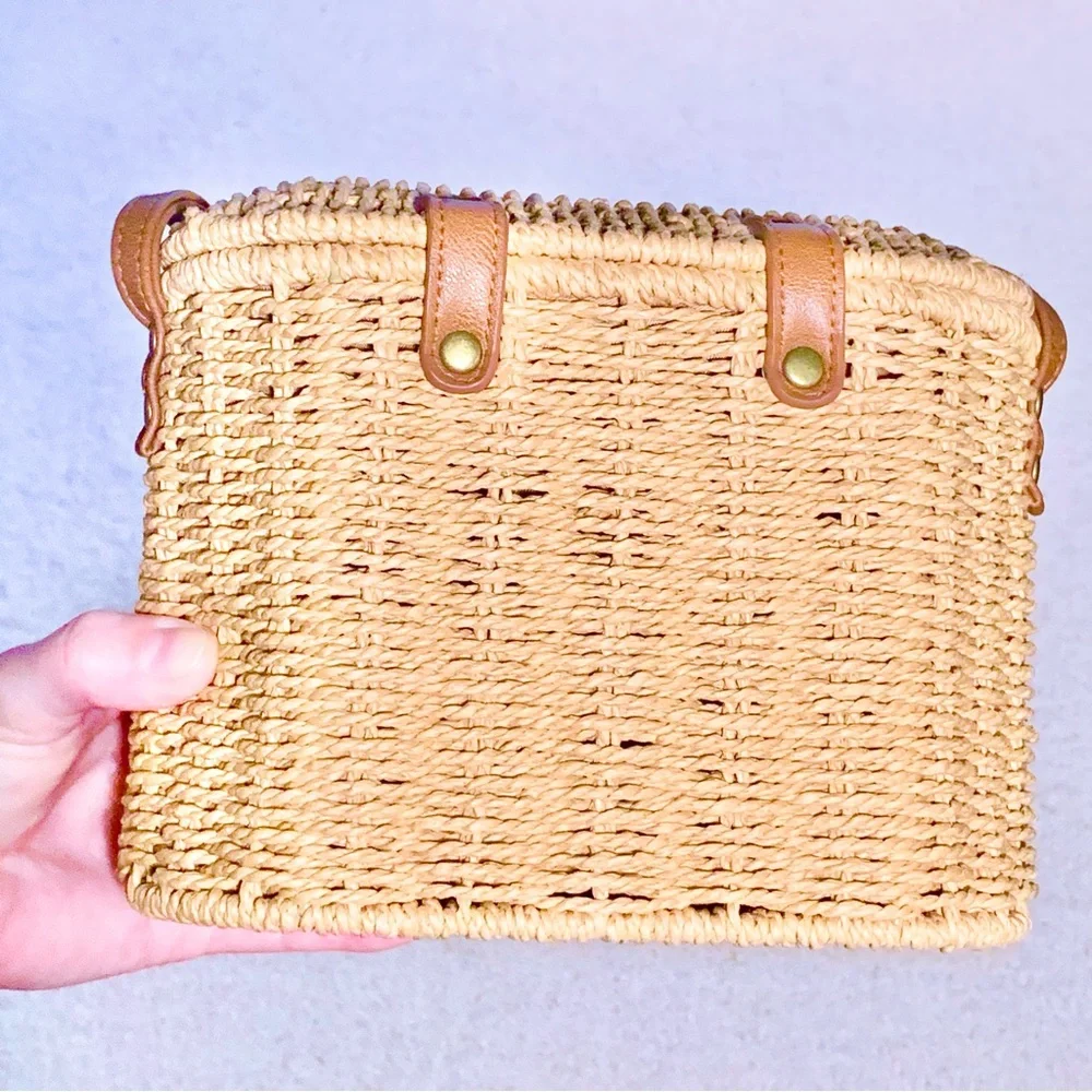 Billabong Long Strap Straw Basket Purse **NEW!!🎁🆕**